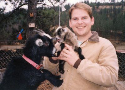 
Bryan Walkling operated Bryan's Country Critters, where he raised hedgehogs, miniature deer, pot-bellied pigs and fainting goats.
 (The Spokesman-Review)