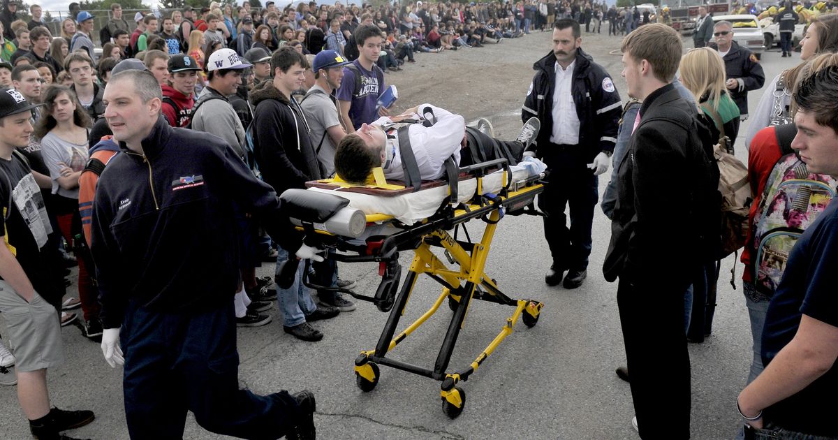 Mock crash at EVHS evokes real emotions as scenario plays out | The ...