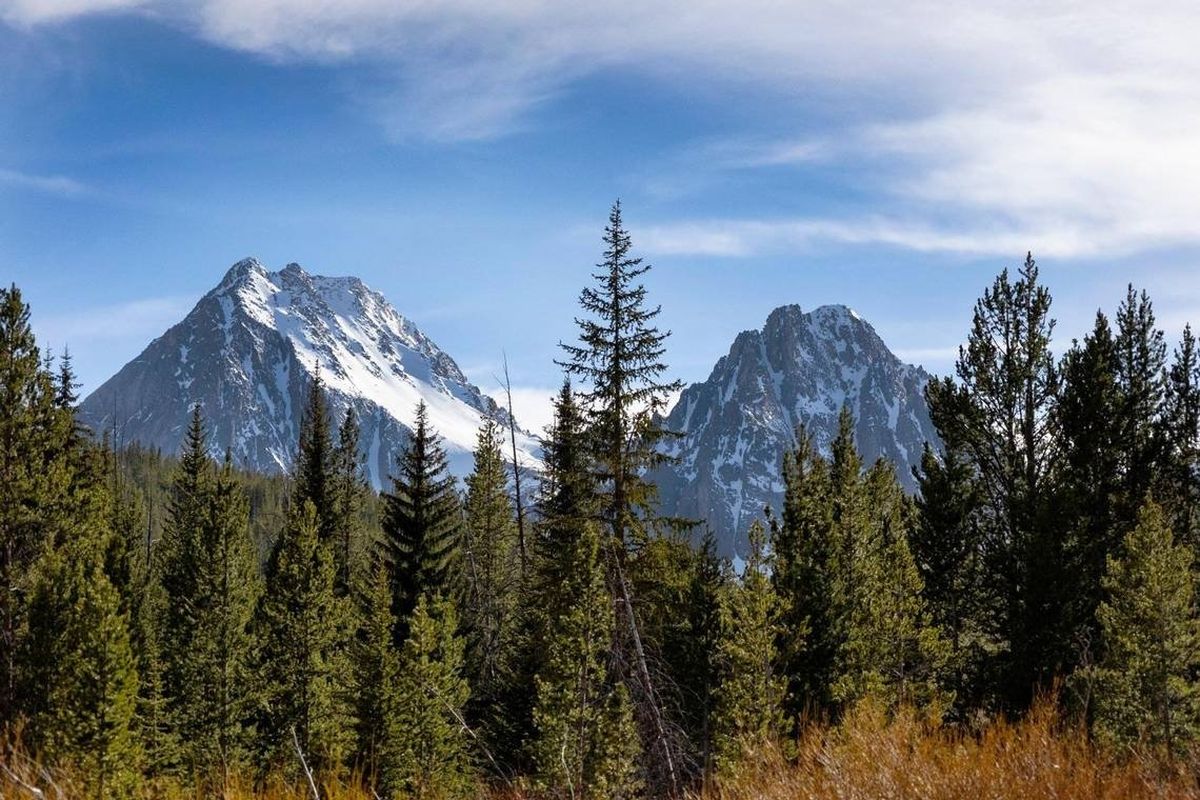 Castle Peak and Merriam Peak in the White Clouds Range, which is inside the Sawtooth National Recreation Area.  (Sarah A. Miller/Idaho Statesman)