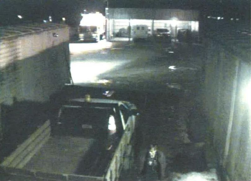 Spokane Valley police are trying to identify two men who stole tools from the East Valley School Distinct.
Surveillance photos show one of the thieves in the maintenance yard in the 18000 block of East Euclid on Jan. 27. Police say the thieves entered a fenced area and stole about $300 worth of tools.
Anyone with information on a suspect is asked to call Crime Check at (509) 456-2233.
 (Spokane Valley Police Department)