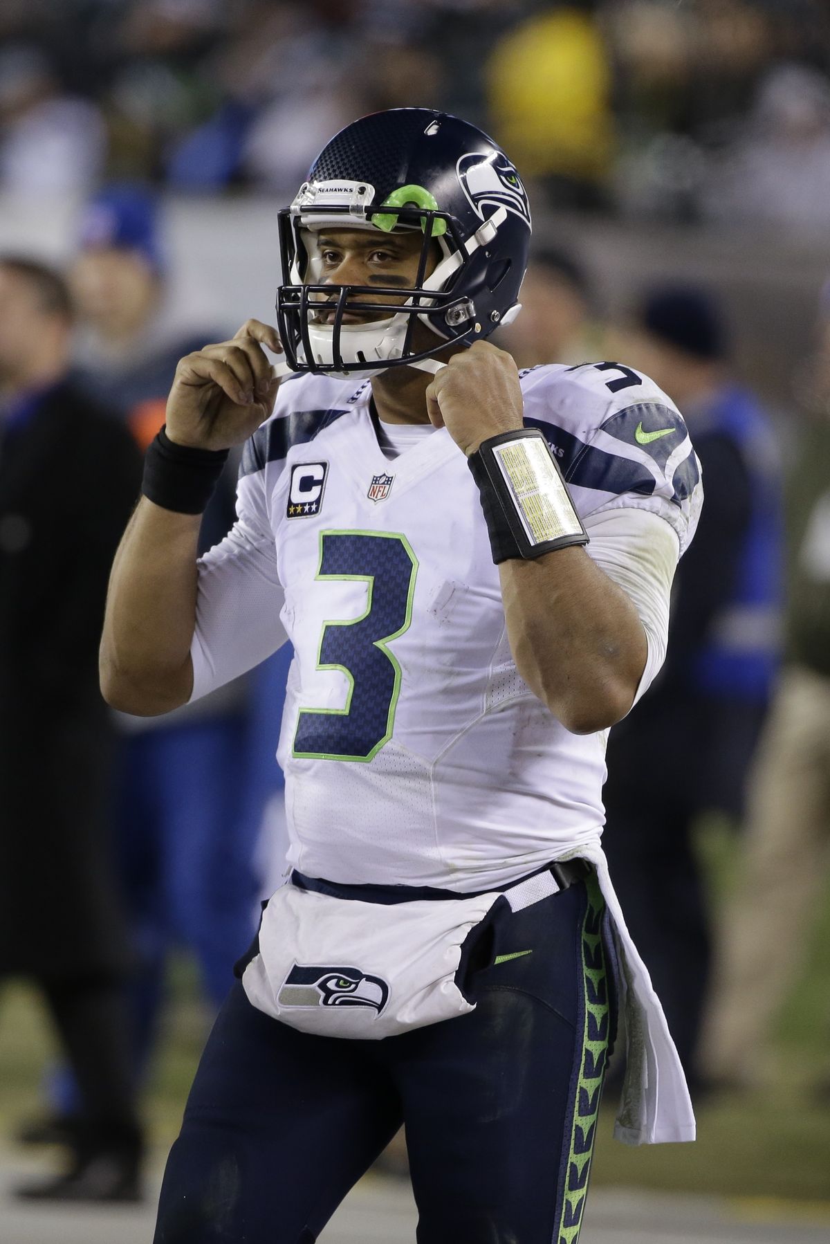 Russell Wilson has never been on NFL injury report. (Associated Press)