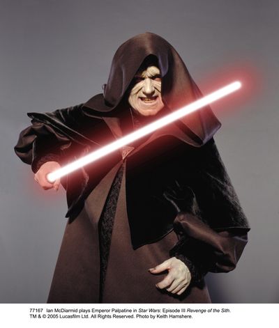 Ian McDiarmid played Emperor Palpatine in Star Wars: Episode III Revenge of the Sith. (Keith Hamshere)
