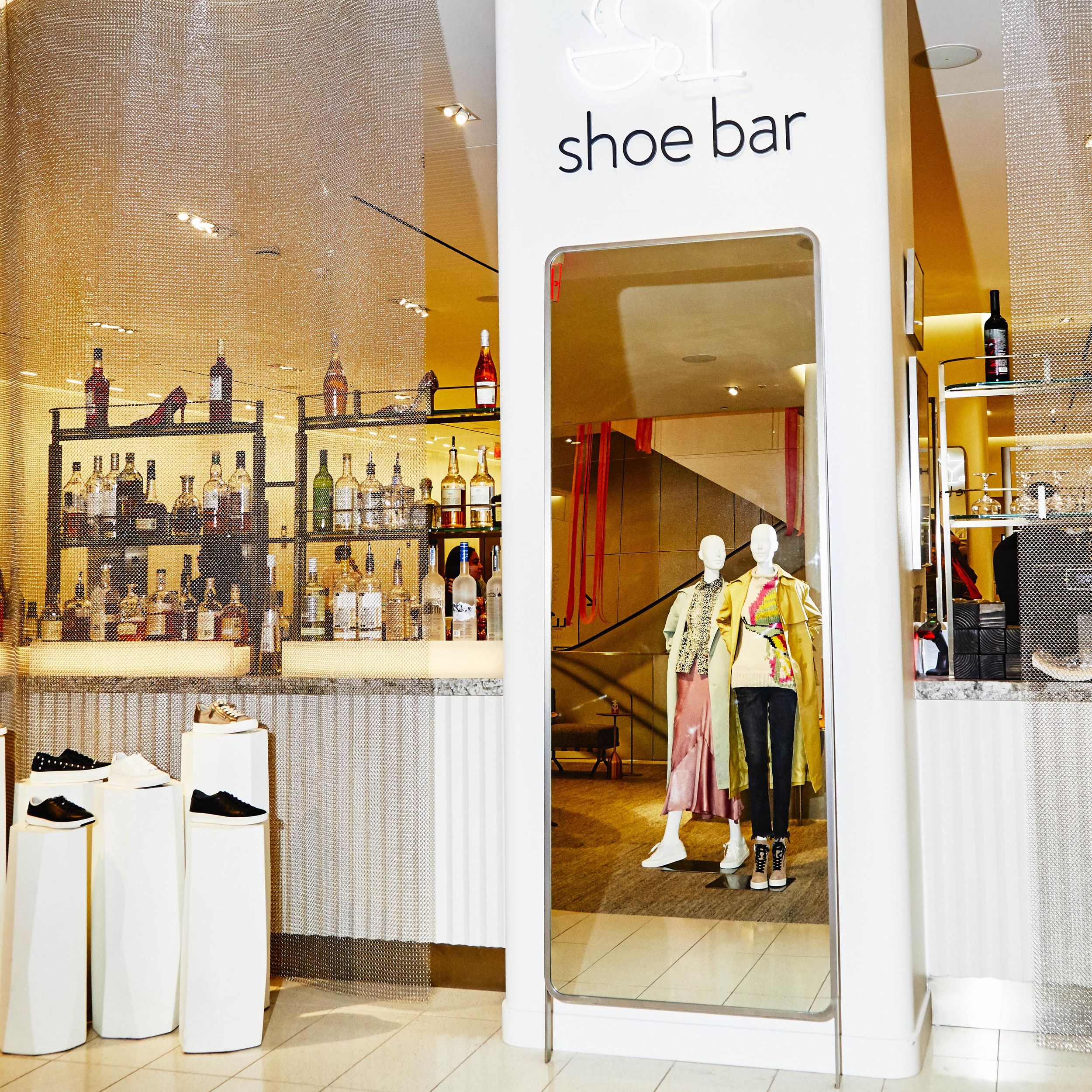 Chardonnay in the shoe department: Retailers are increasingly serving  alcohol to woo shoppers