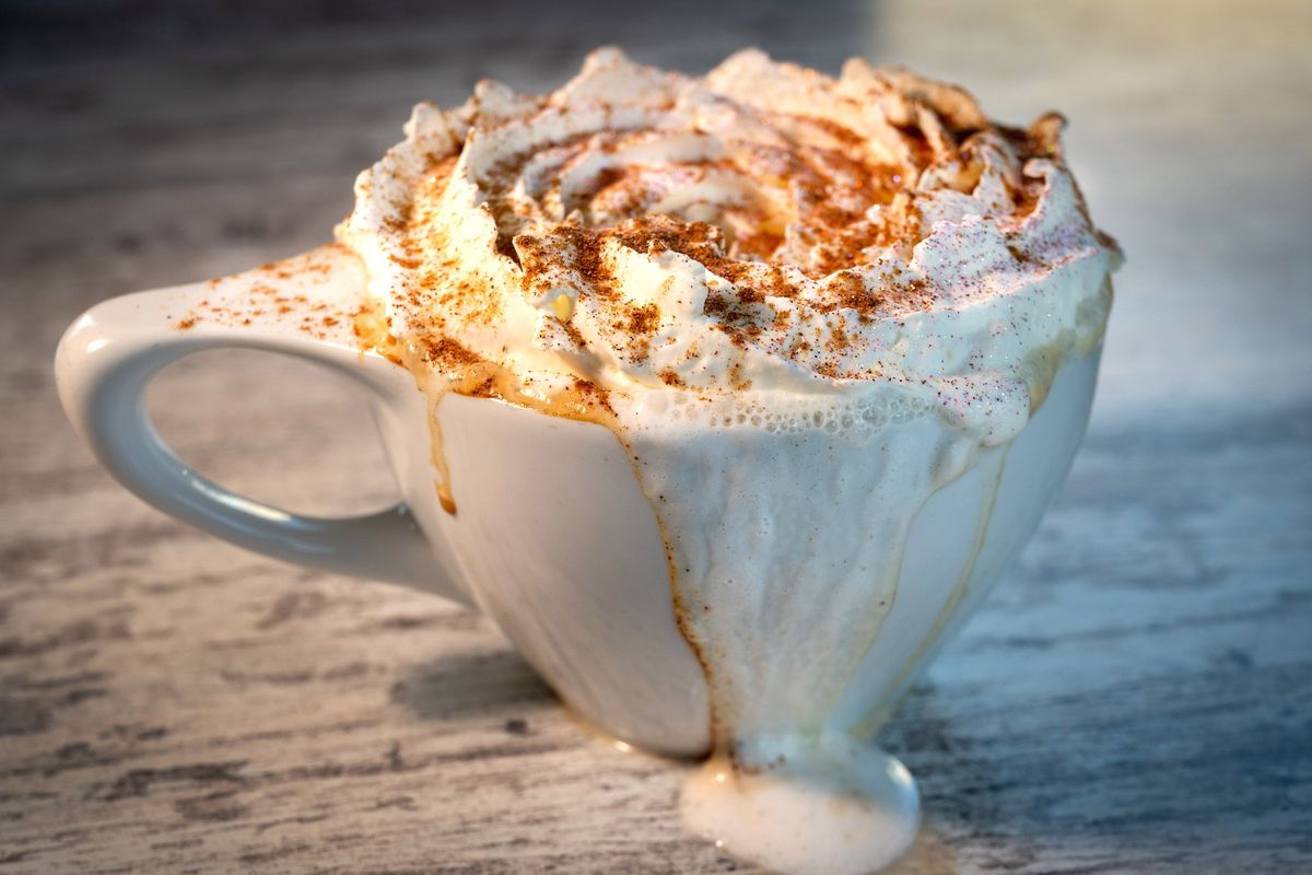 A pumpkin spice latte from Hello Sugar.  (COLIN MULVANY/THE SPOKESMAN-REVI)