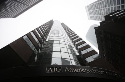 AIG offices in New York are shown Monday. American International Group Inc., once the world’s largest insurer, said Monday it lost $61.7 billion in the fourth quarter, the biggest quarterly loss in U.S. corporate history. (Associated Press / The Spokesman-Review)