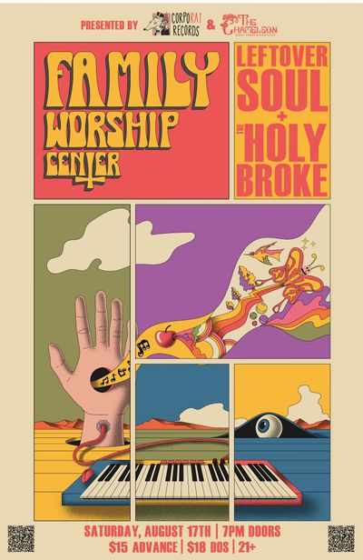 Family Worship Center will play the Chameleon on Saturday with the Holy Broker and Leftover Soul.  (Courtesy)