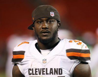 Cleveland Browns’ Isaiah Crowell, in a video posted on Facebook, apologized again for the post and said he would donate his first game check to a fund for the police officers slain and injured during a sniper attack last week. (Ron Schwane / Associated Press)