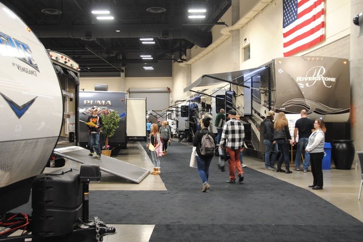 National RV Show at the Spokane Convention Center. (Courtesy ClickIt RV)