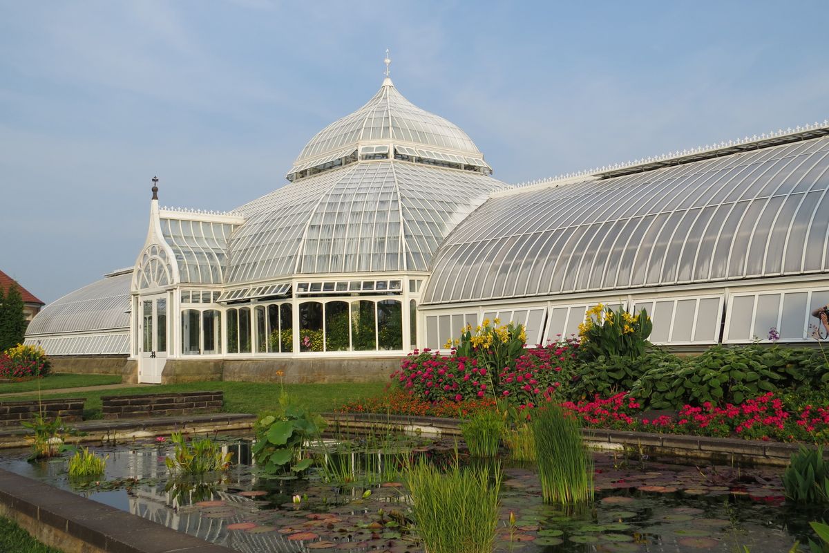 Phipps Conservatory, located in Pittsburgh, was built in 1893 and has multiple rooms that showcase different types of plants.