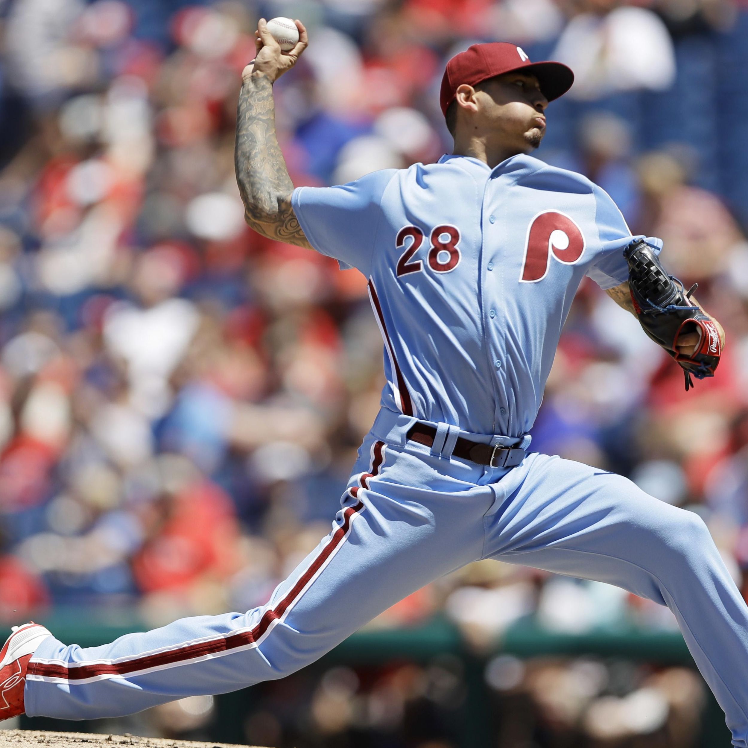 Vince Velasquez strikes out 16, Phillies beat Padres 3-0