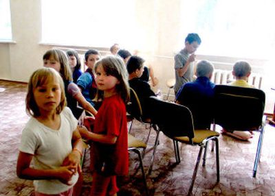 
The vast majority of children at Ukraine orphanages, like this one in Kharkov, are considered 