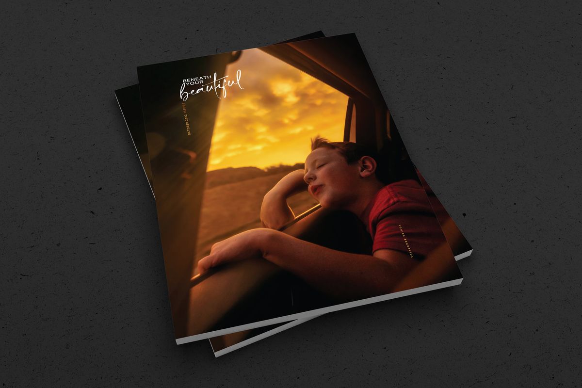Beneath Your Beautiful magazine will debut on Monday.  (Courtesy of Hara Allison)