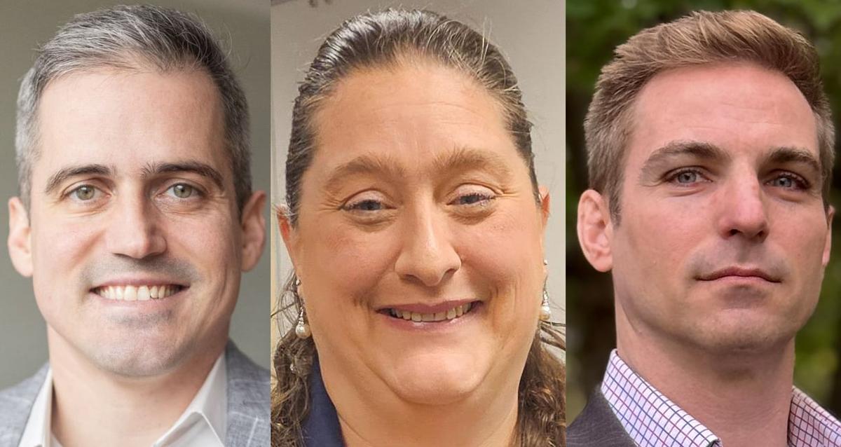 Candidates for state House position 2 in Legislative District 6: Jonathan Bingle, Julia Payne and Aaron Croft. (Courtesy photos)