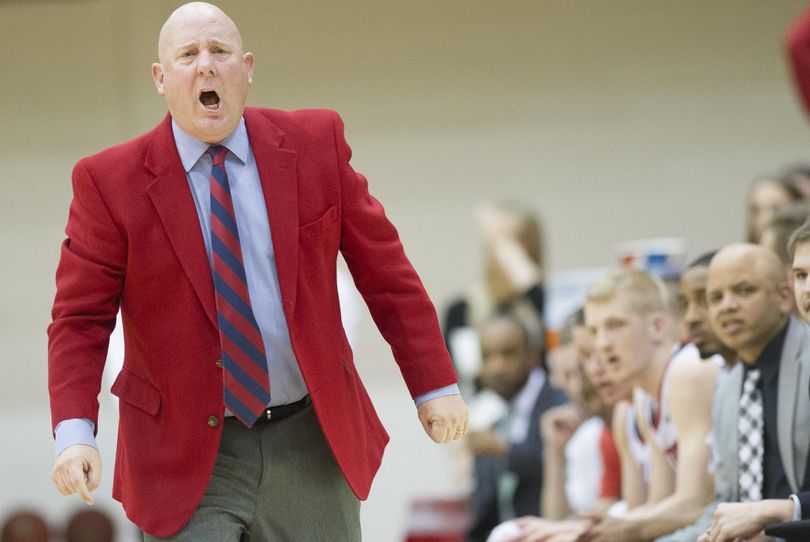 Eastern head coach Jim Hayford and his men’s basketball team open the season on Friday against Mississippi State. (Tyler Tjomsland / The Spokesman-Review)