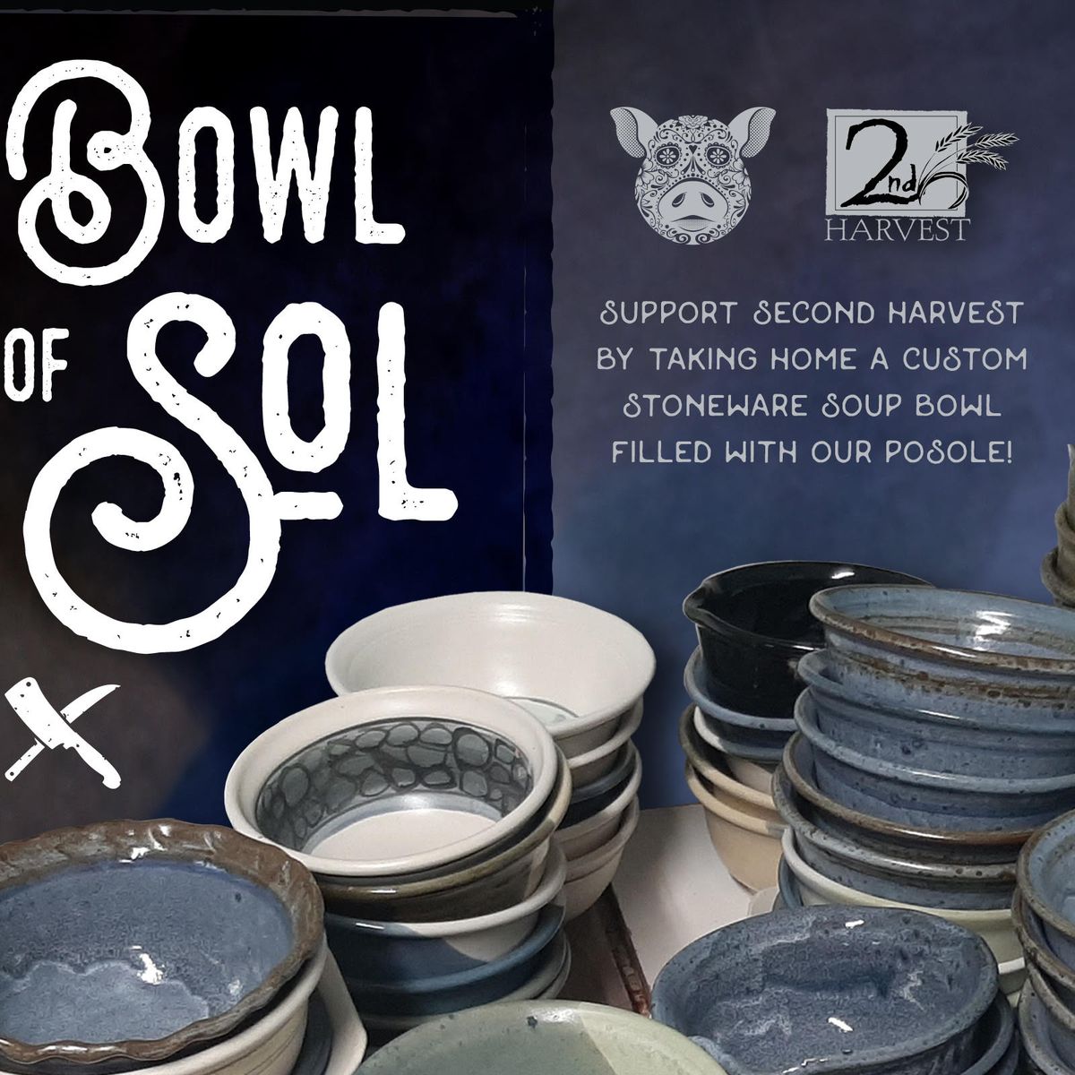 Bowl of Sol benefits the food bank Second Harvest.  (Courtesy)