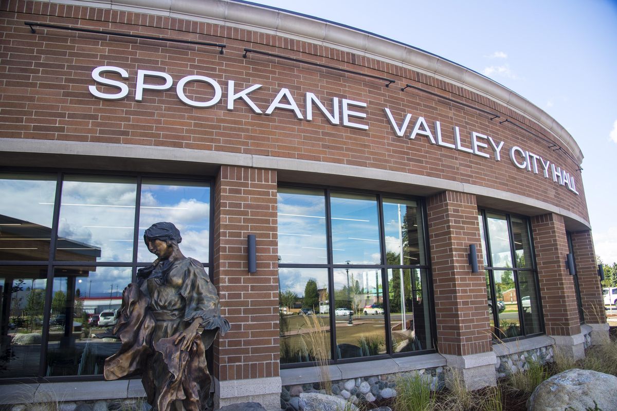 The new Spokane Valley City Hall opened for business Monday, Sept. 18, 2017. (Dan Pelle / The Spokesman-Review)