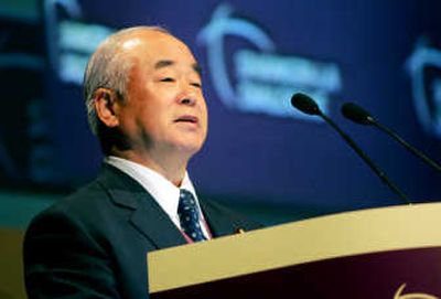 
Japan's Defense Minister Fumio Kyuma said the dropping of atomic bombs on Japan during World War II was inevitable. Associated Press
 (Associated Press / The Spokesman-Review)