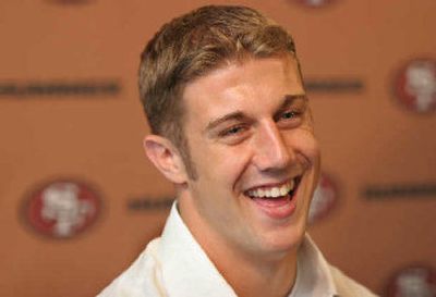 
Alex Smith signed a record rookie contract to play quarterback for the San Francisco 49ers. 
 (Associated Press / The Spokesman-Review)