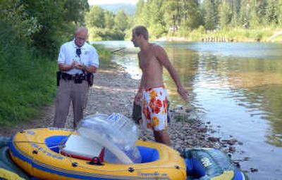 
Cpl.Gary Yergler of the Shoshone County Sheriff