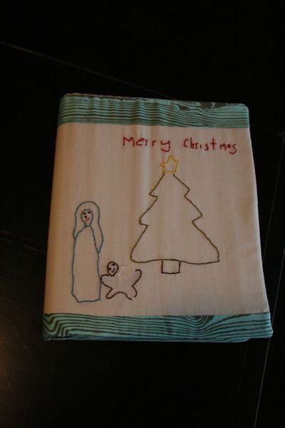 Here's how the finished journal looks from the front. (Megan Cooley)