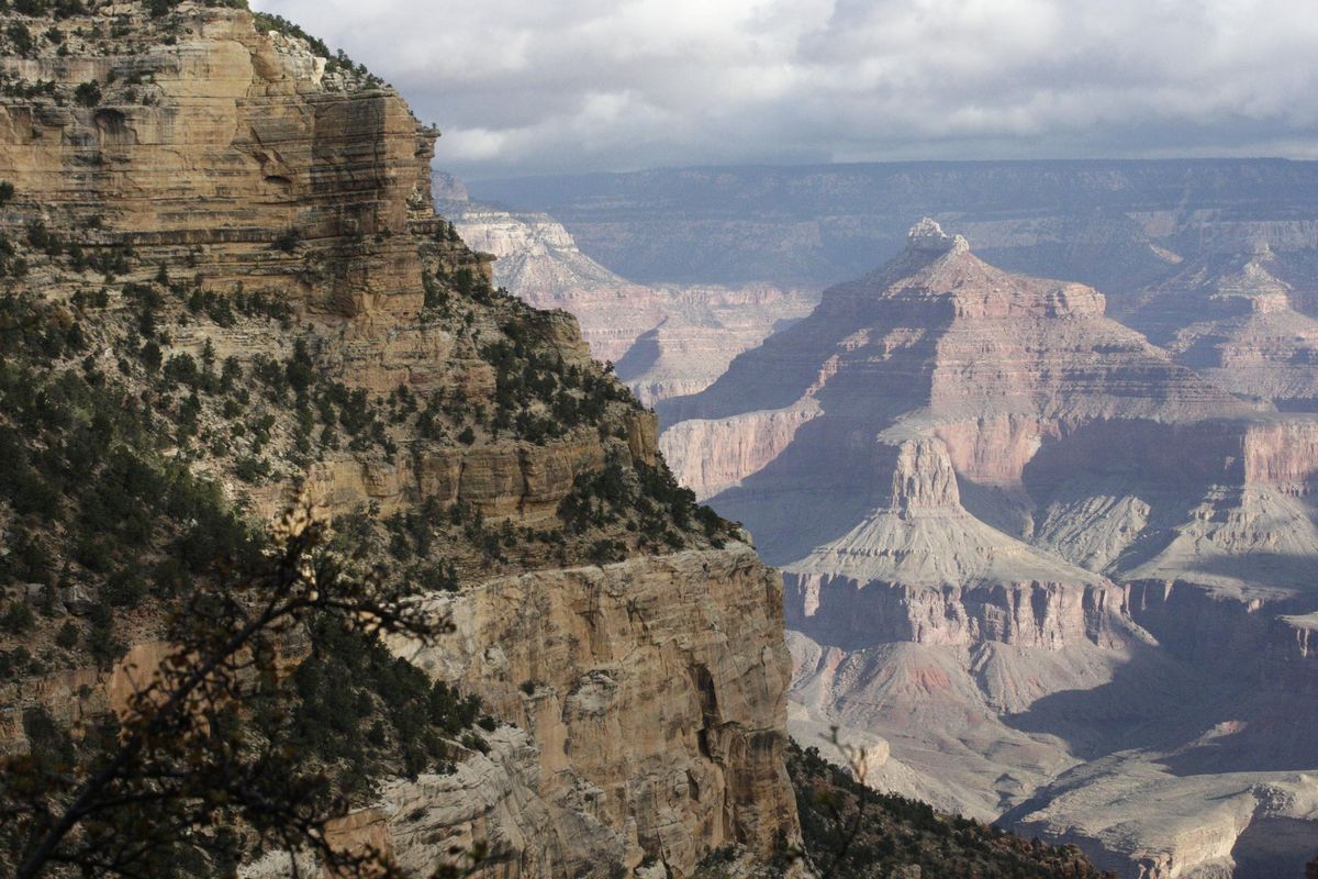 This Oct. 22, 2012, file photo shows a view from the South Rim of the Grand Canyon National Park in Arizona.