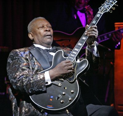 B.B. King performs in New York in 2006. (Associated Press)