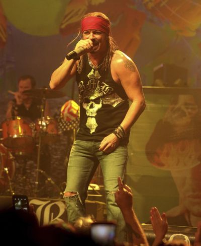 Bret Michaels of the band Poison performs solo in concert at The Electric Factory on Friday, Nov. 25, 2016, in Philadelphia. (Owen Sweeney / Owen Sweeney/Invision/AP)