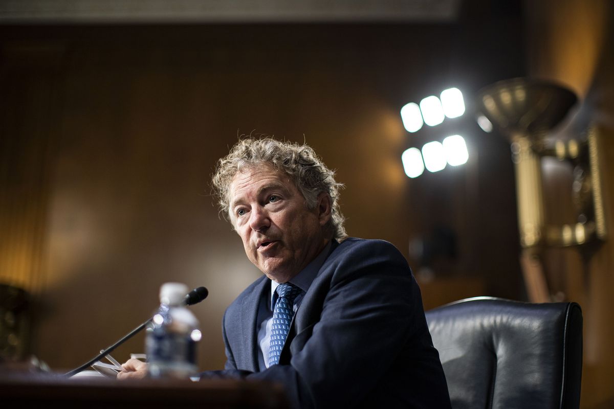 Sen. Rand Paul, R-Ky., on April 26 in Washington, D.C.  (Pool/Getty Images North America/TNS)