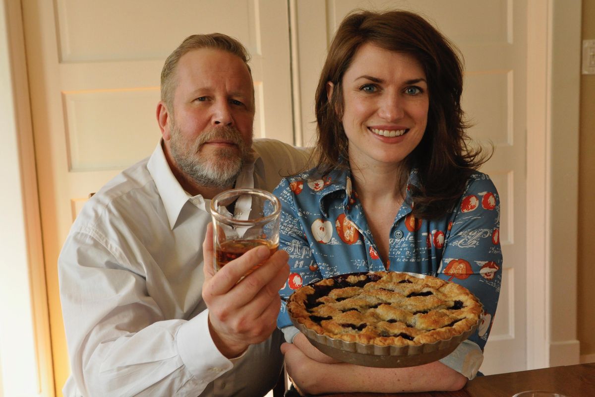 Sam Ligon and Kate Lebo have created the beloved Spokane literary event Pie & Whiskey. Now it’s a book, and is being celebrated with an evening of - you guessed it - pie and whiskey. (Courtesy photo)