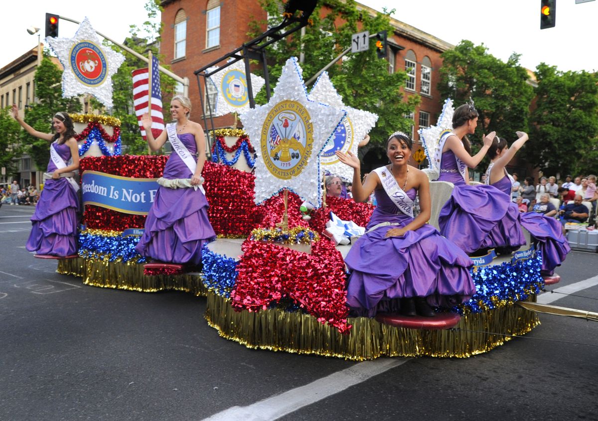 Parade-goers enjoy the view | The Spokesman-Review