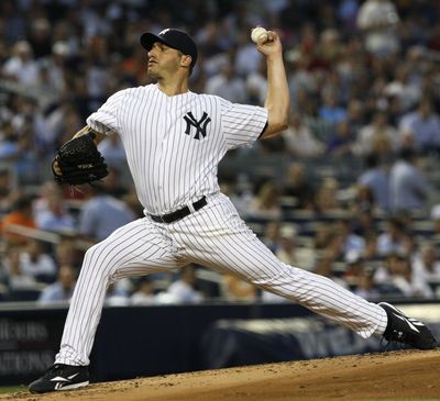 New York Yankees pitcher Andy Pettitte will start Monday in Los Angeles after skipping his last scheduled start. (Associated Press / The Spokesman-Review)