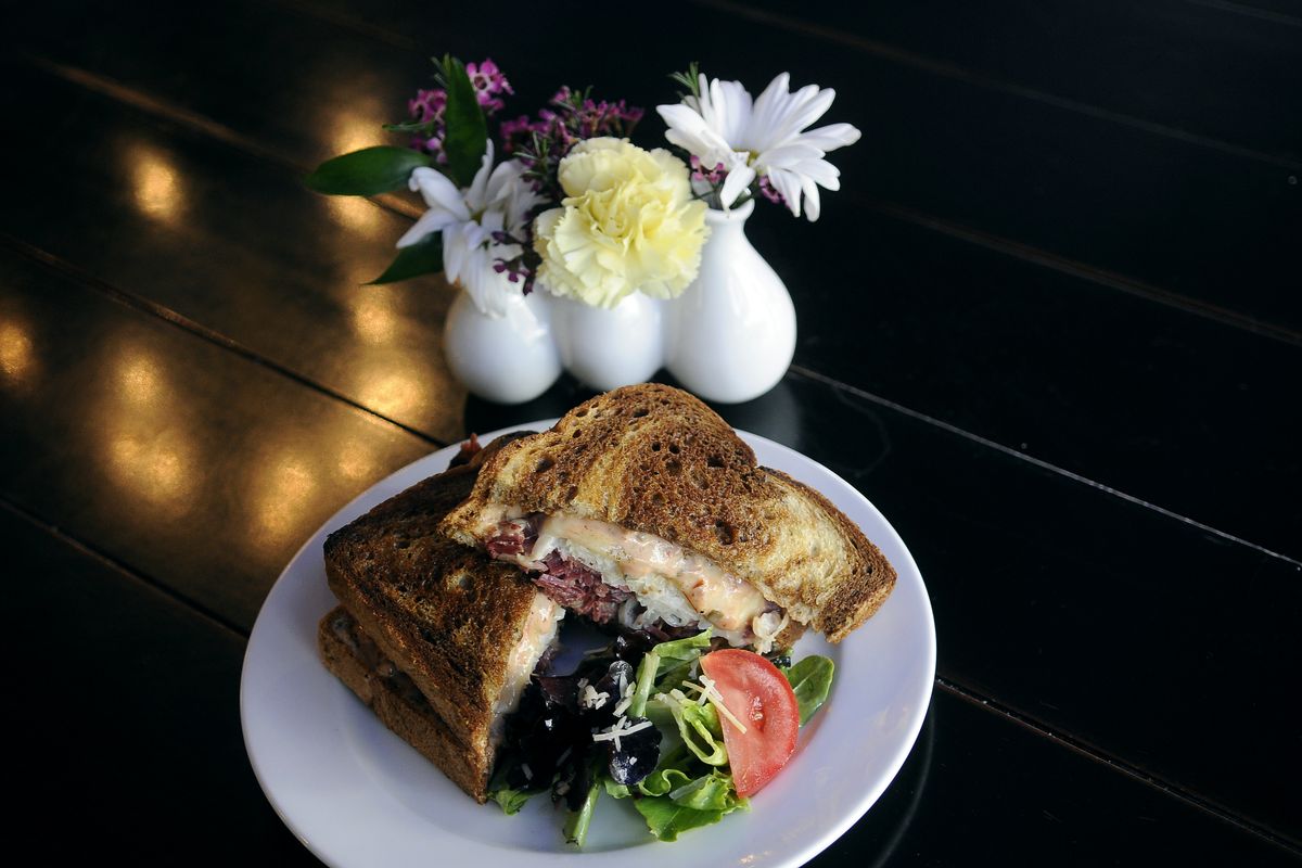 The Reuben sandwich from Madeleine’s Café in downtown Spokane tops Kevin Finch’s list of favorites in a taste test. (Dan Pelle)