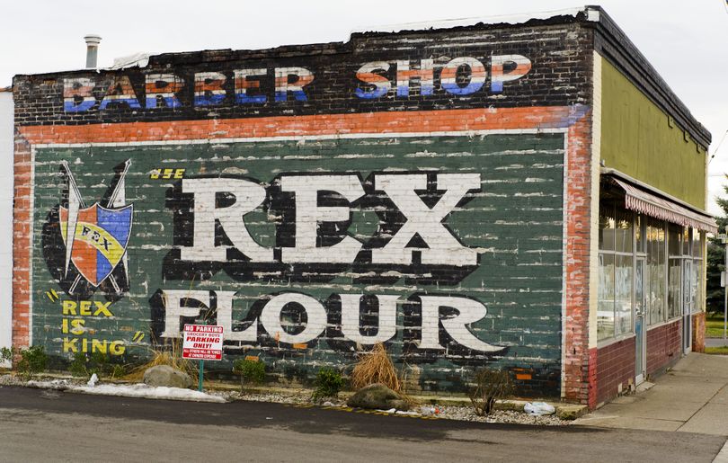 The former Bridgeport Grocery at Bridgeport Avenue and Crestline Street recently housed the Olive It Cafe. The building is on Spokane’s historic registry. (Colin Mulvany)