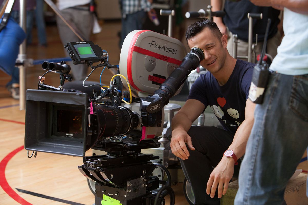 Joseph Gordon-Levitt on the set of “Don Jon,” which he wrote, directed and stars in.