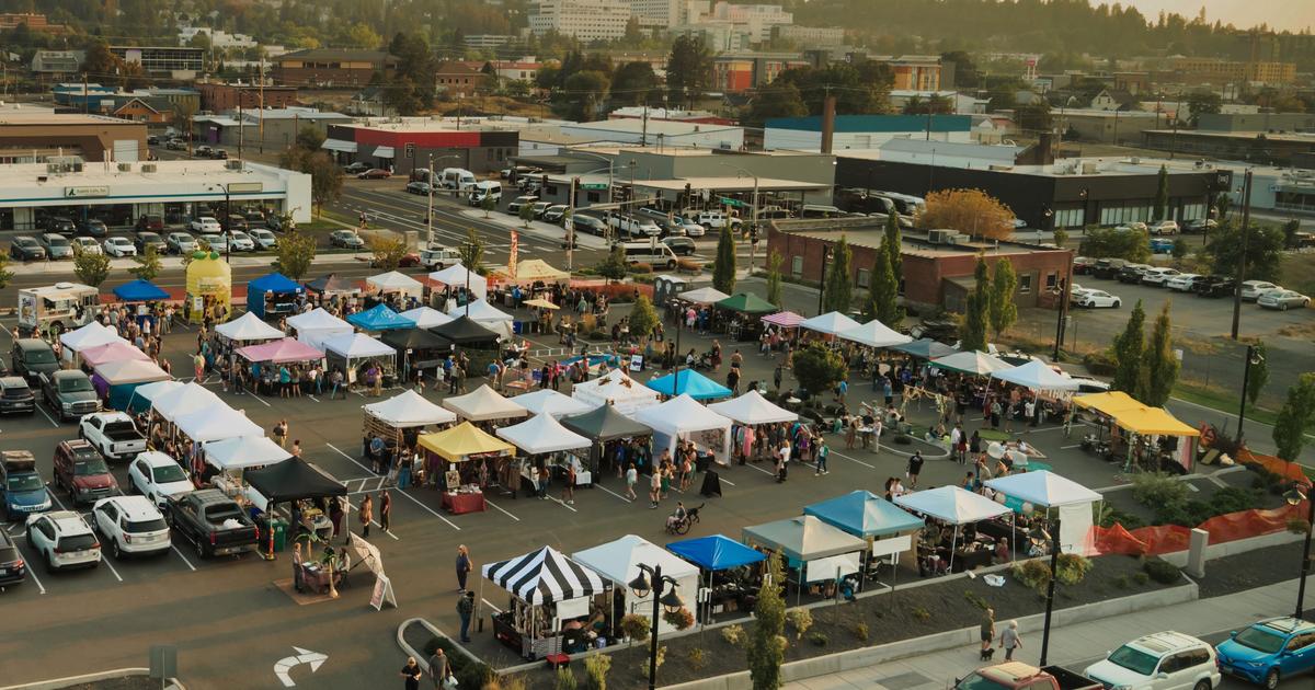 'Disco's and Decades': Spokane's Night Market brings eclectic and retro experience to Sprague Union District