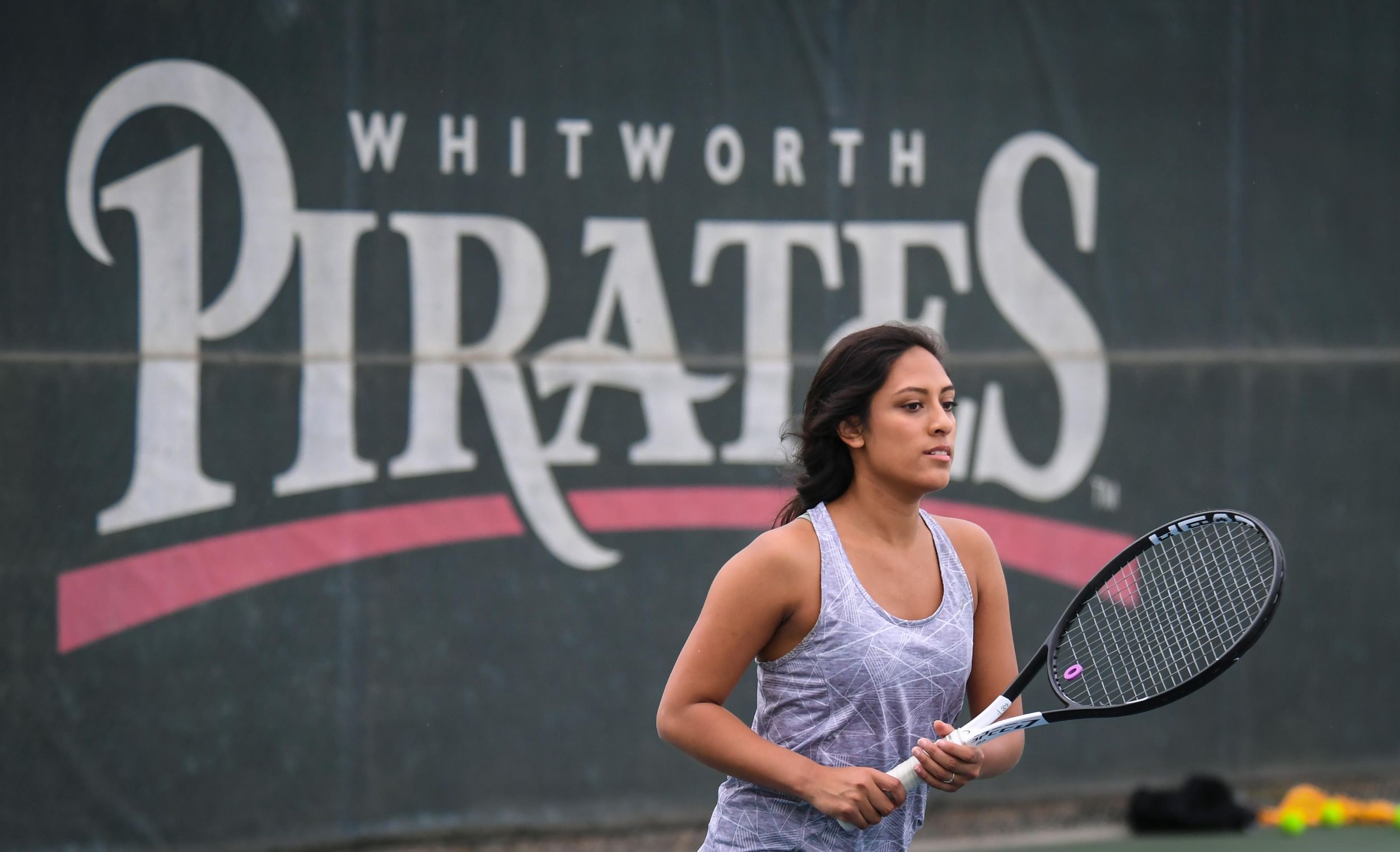 Whitworth tennis player Marissa Kirk April 23, 2019 The Spokesman
