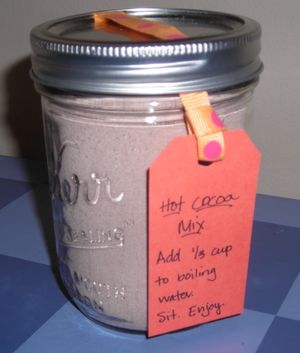 Delicious hot cocoa mix: bulk ingredients produce less waste and cost less too!  (Maggie Bullock)