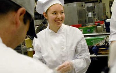 
Kimberly Thom attends classes at Lakeland High School, North Idaho College and at the Resort Academy at the Coeur d'Alene Resort.  
 (Kathy Plonka / The Spokesman-Review)