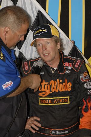Knoxville Hall of Fame night one winner, Jac Haudenschild. (Photo courtesy of WoO Media Relations)