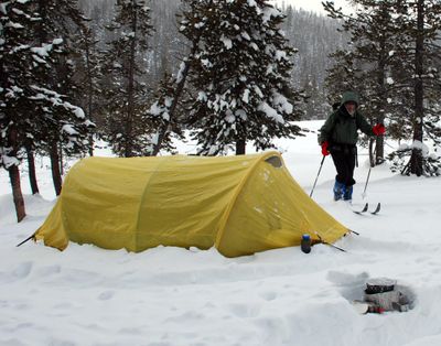 Winter camping may be a good way to reset your internal clock. (Rich Landers / The Spokesman-Review)