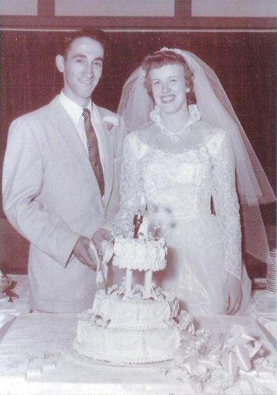 Jack and Margaret Zinkgraf of Spokane were married May 19, 1956, in Spokane. (Family photo)