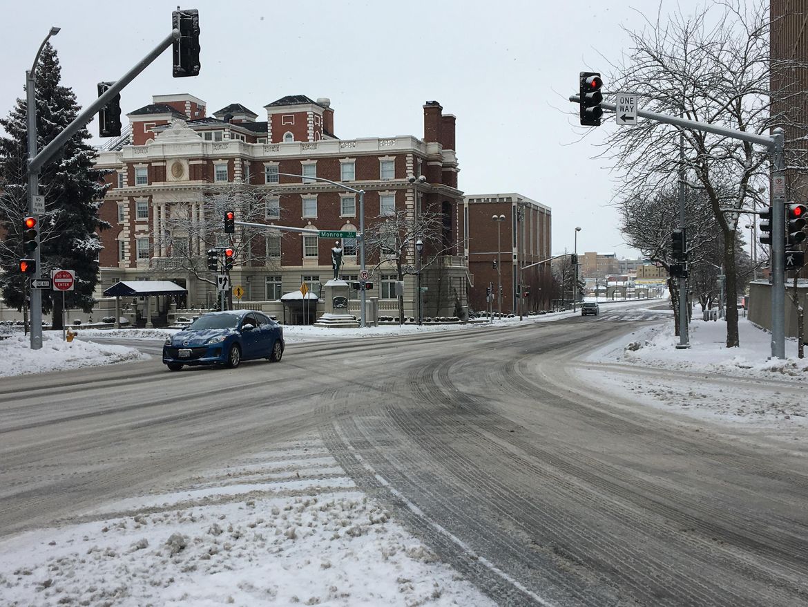 Plows begin full-city routes in Spokane ahead of more expected snowfall 