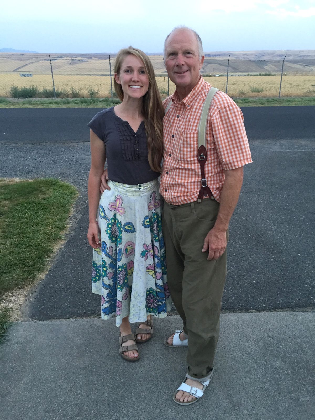 Jay Cawley, right, is seen with his daughter Jessica in an undated family photo. Cawley was in one of the airplanes that crashed over Lake Coeur d’Alene Sunday, July 5, 2020.  (JESSE TINSLEY)