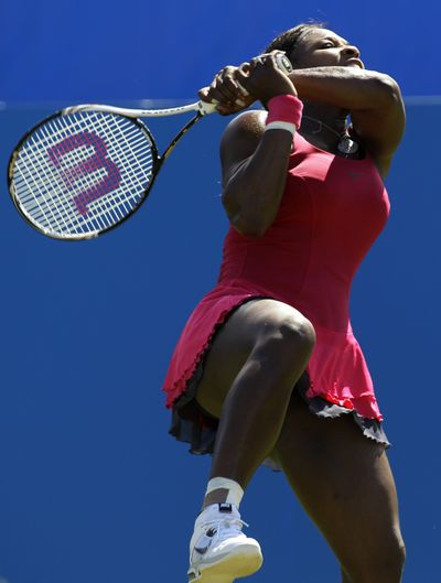 Serena Williams is seeded No. 7 heading into Wimbledon. (Associated Press)