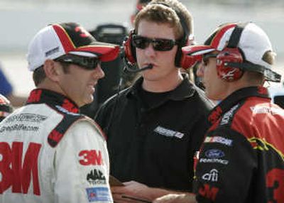 
Greg Biffle, left, took the pole on a fast track in South Carolina. Associated Press
 (Associated Press / The Spokesman-Review)