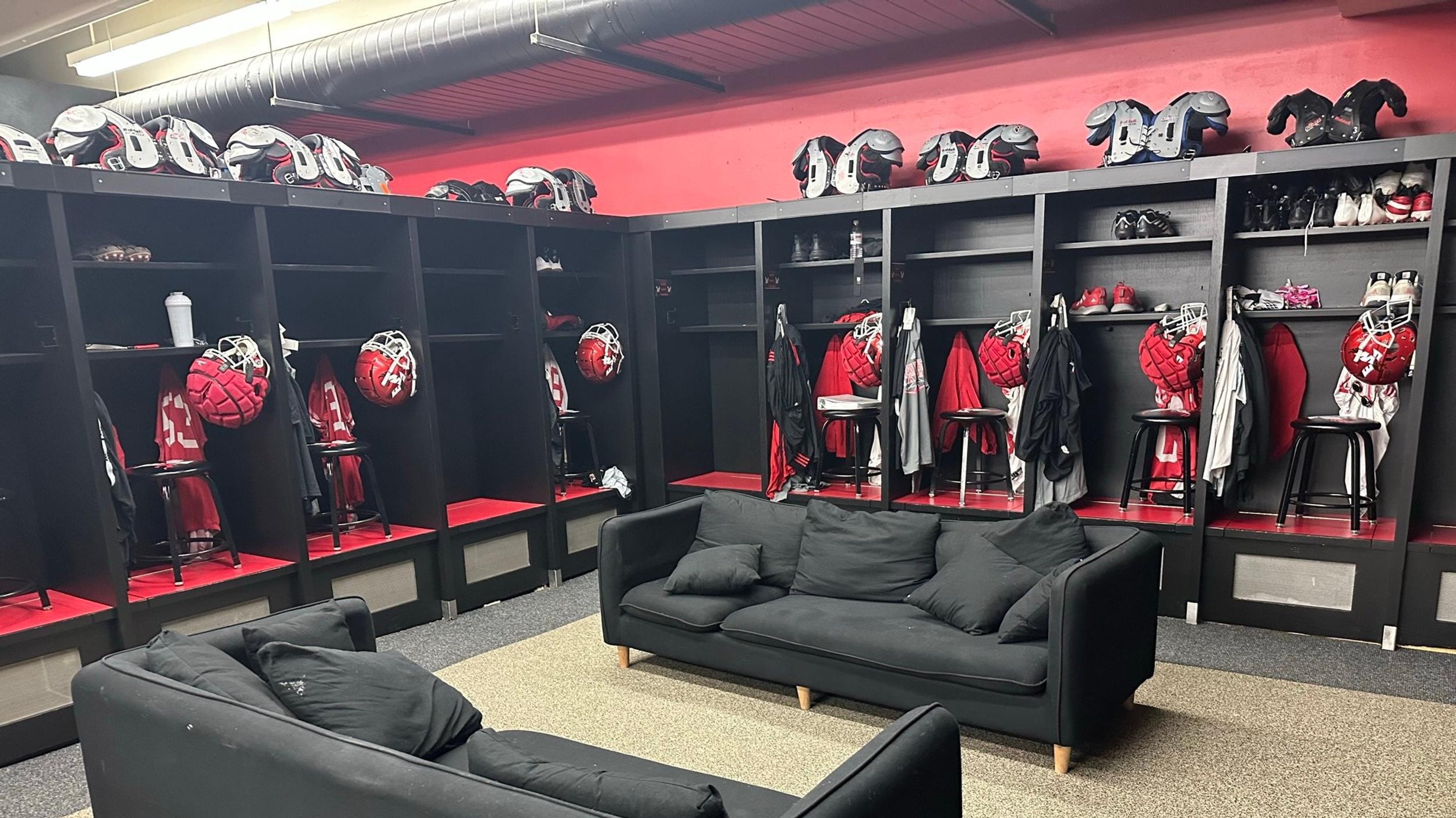 football dressing room design Premier League Training Centre Changing Room Fit-Out