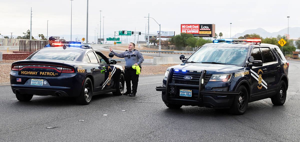 The Nevada Highway Patrol have seen an increase in motorists driving 100 mph or more . (Bizuayehu Tesfaye/Las Vegas Review-Journal/Bizuayehu Tesfaye)