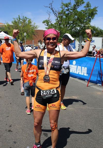 Seven months after radiation treatments, Wendy Chioji will compete in Ironman Coeur d'Alene on Sunday. (Courtesy)