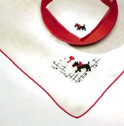 
Embroidered monograms add a touch of elegance.
 (u-bild / The Spokesman-Review)