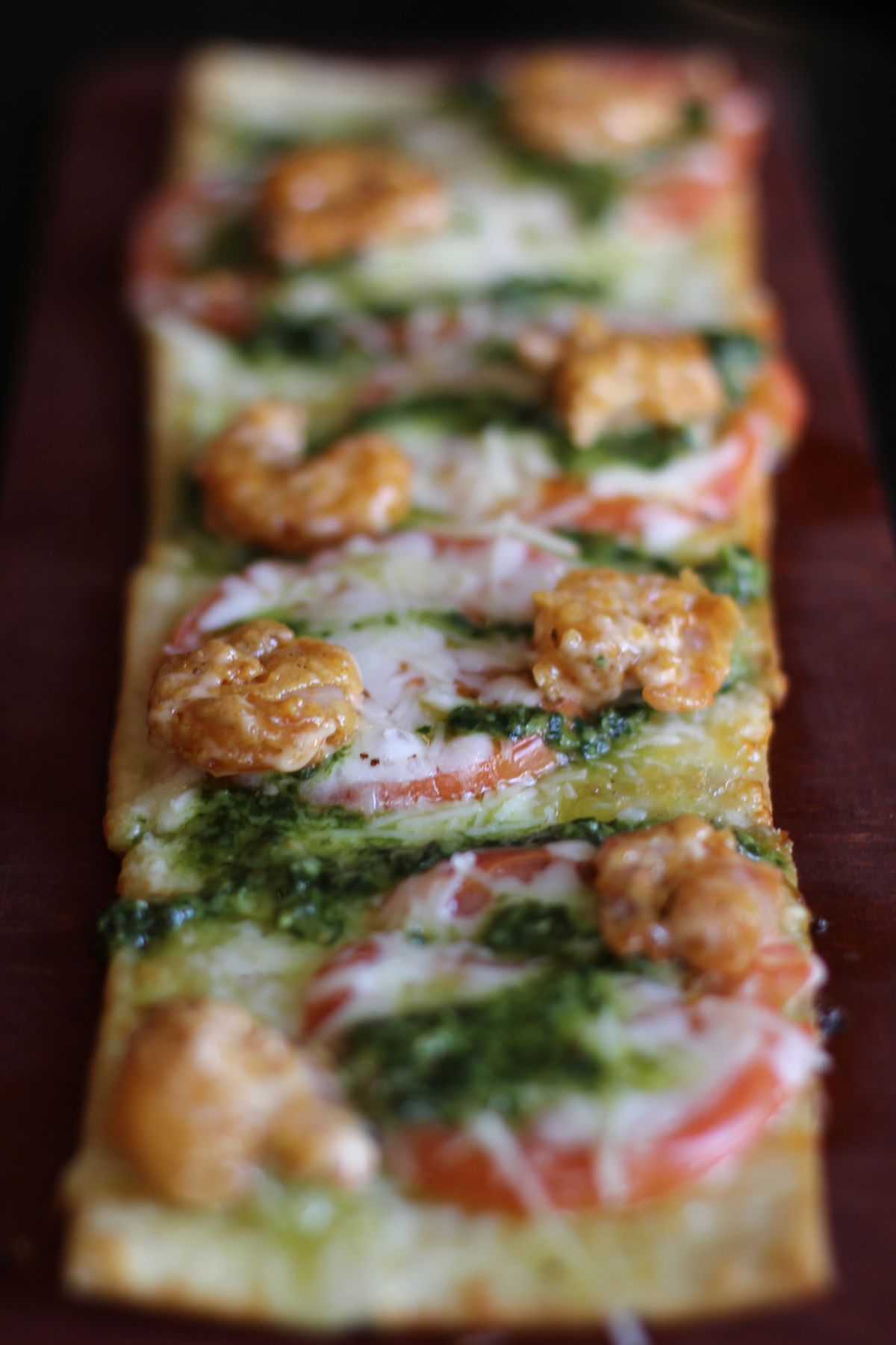 The spicy shrimp flatbread at the Safari Room in the Davenport Tower downtown has been renamed “The Farnham Flatbread,” after ESPN analyst Sean Farnham, as a fundraiser for Coaches vs. Cancer.  (Courtesy of Davenport Hotels)
